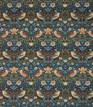 Strawberry Thief Fabric / Indigo