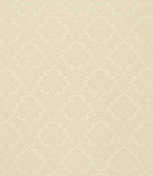 Lymington Damask Fabric / White Clay