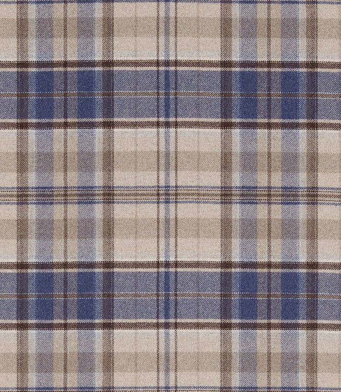 Byron Fabric / Indigo / Stone - Just Fabrics