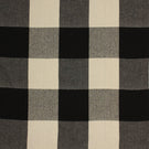 Aldsworth Chunky Check Fabric / Noir - Just Fabrics