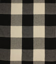 Aldsworth Chunky Check Fabric / Noir - Just Fabrics