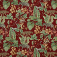 Tropical Forest Tapestry Fabric / Red