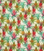 Pineapple Outdoor Fabric / Blanc - Just Fabrics