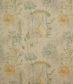 Country Journal Linen Fabric / Duck Egg - Just Fabrics