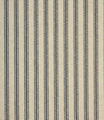 JF Linen Ticking Fabric / Blue - Just Fabrics