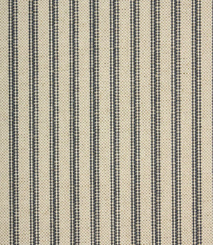 JF Linen Ticking Fabric / Blue