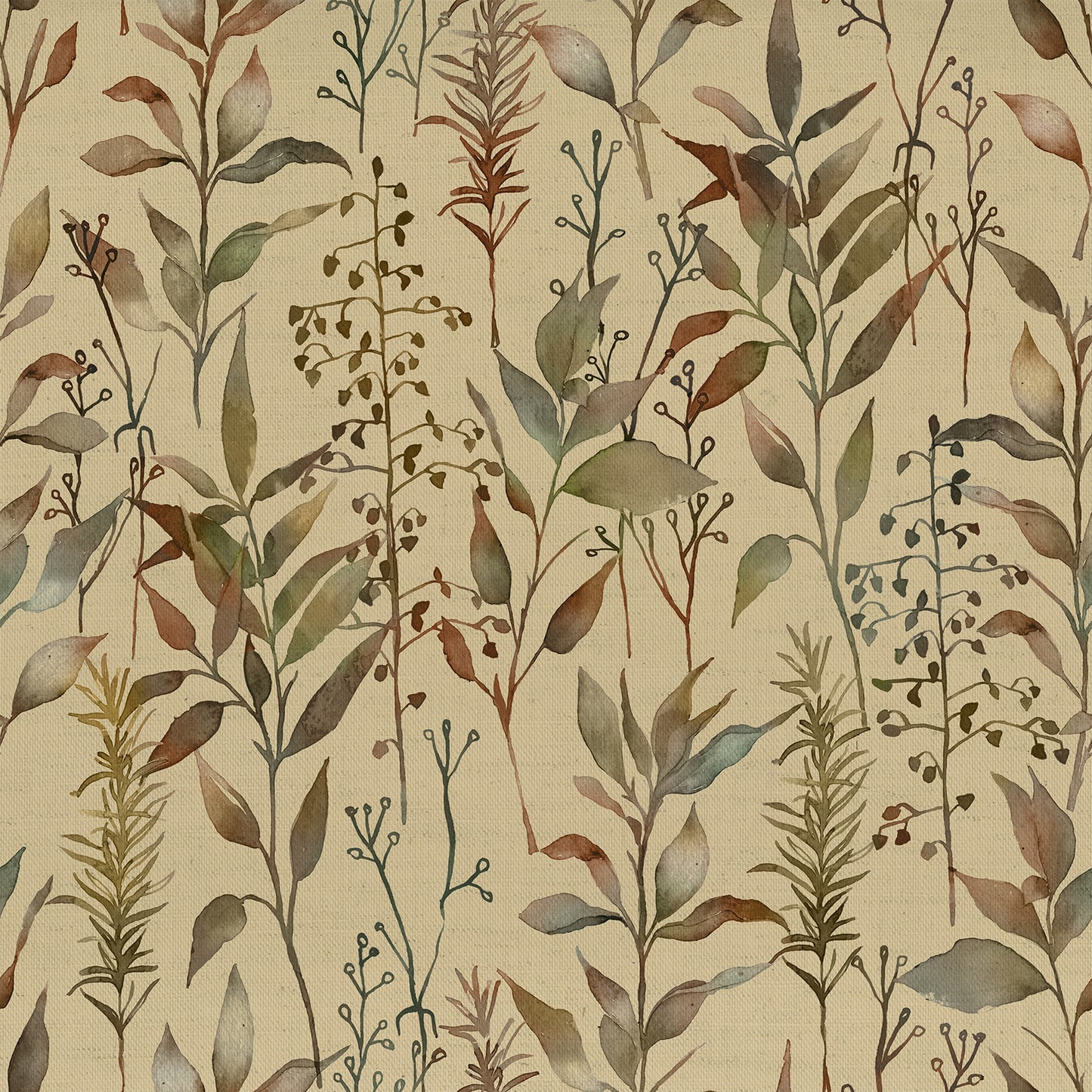 Aberduna Fabric / Mulberry - Just Fabrics