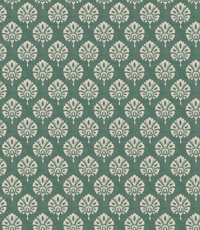 Muqarnas FR Fabric / Seagreen - Just Fabrics