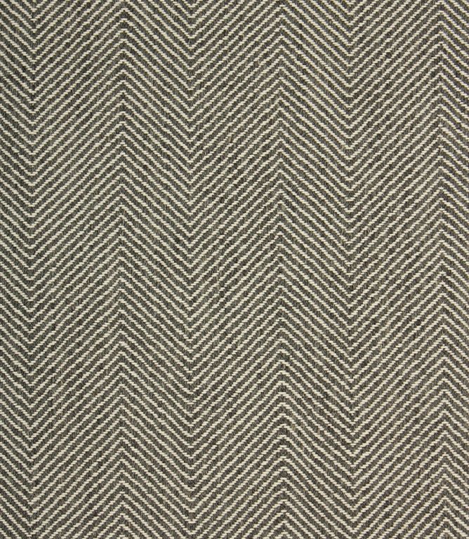 Charlbury Herringbone Fabric / Grey - Just Fabrics