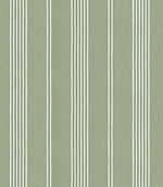 Cheltenham Stripe Fabric / Sage - Just Fabrics