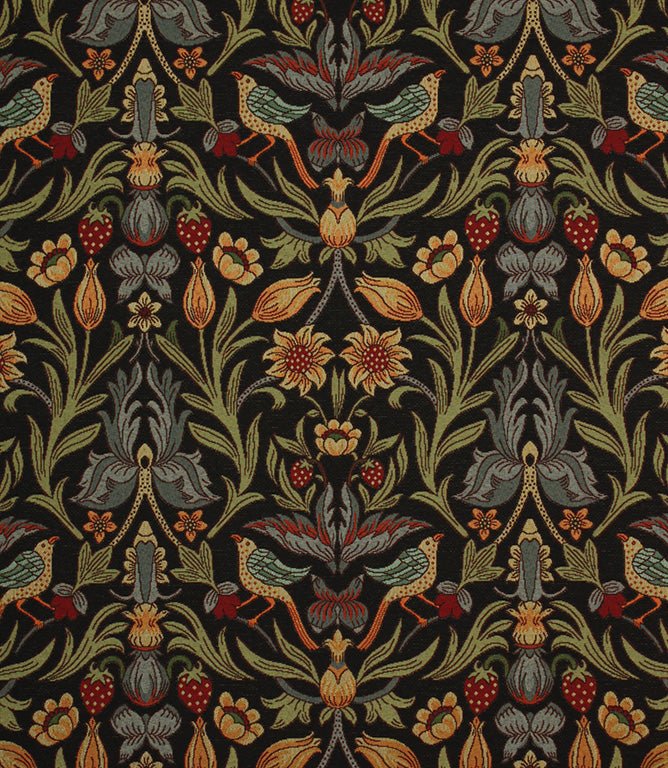 Ruskin Fabric / Black - Just Fabrics
