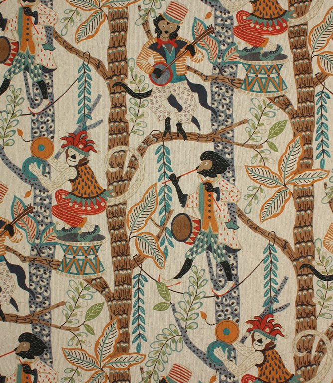 Treetop Symphony Fabric / Multi - Just Fabrics