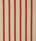 Riviera Stripe Outdoor Fabric / Red - Just Fabrics