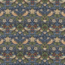 Strawberry Thief Fabric / Indigo / Mineral - Just Fabrics