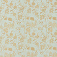 Mydsommer Pickings Fabric / Smog Blue / Lame Gold