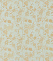 Mydsommer Pickings Fabric / Smog Blue / Lame Gold - Just Fabrics
