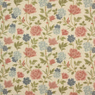 Mia Fabric / Blush / Blue - Just Fabrics