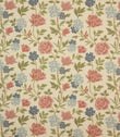 Mia Fabric / Blush / Blue - Just Fabrics