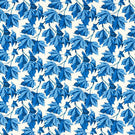 Dappled Leaf Fabric / Lapis - Just Fabrics