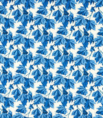Dappled Leaf Fabric / Lapis - Just Fabrics