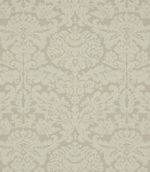 Chalfield Damask Fabric / Sepia