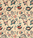 Roslyn Fabric / Teal / Cherry - Just Fabrics