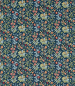 Flowers By May Fabric / Indigo - Just Fabrics