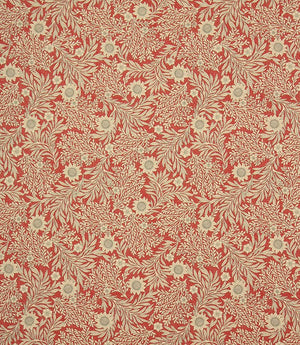 Saltram Floral Fabric / Red