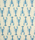 Crayfish Fabric / Blue - Just Fabrics