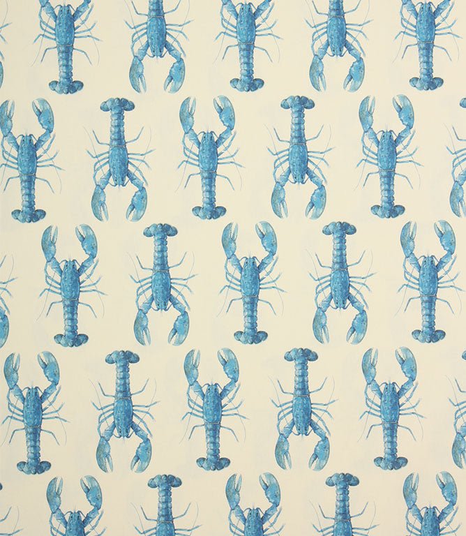 Crayfish Fabric / Blue - Just Fabrics