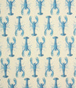 Crayfish Fabric / Blue - Just Fabrics
