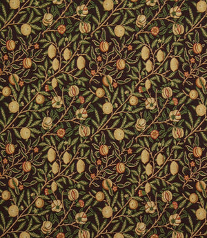 Pomegranate Tapestry Fabric / Ebony