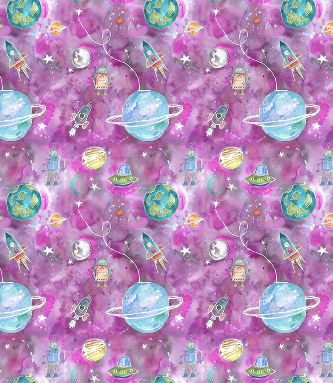 Out Of This World Fabric / Blossom - Just Fabrics