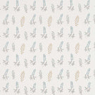 Bilberry Fabric / Dijon / Teal - Just Fabrics