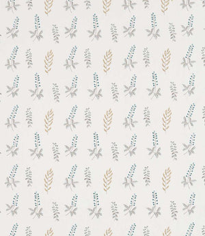 Bilberry Fabric / Dijon / Teal