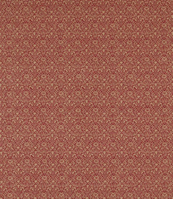 Bellflowers Weave Fabric / Russet - Just Fabrics