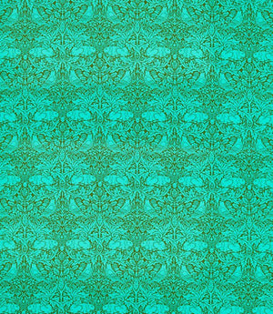 Brer Rabbit Fabric / Olive / Turquoise