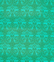 Brer Rabbit Fabric / Olive / Turquoise - Just Fabrics