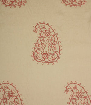 Kashmir Fabric / Stone / Rose