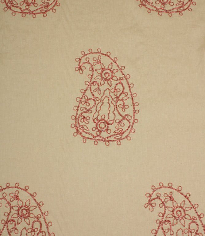 Kashmir Fabric / Stone / Rose - Just Fabrics