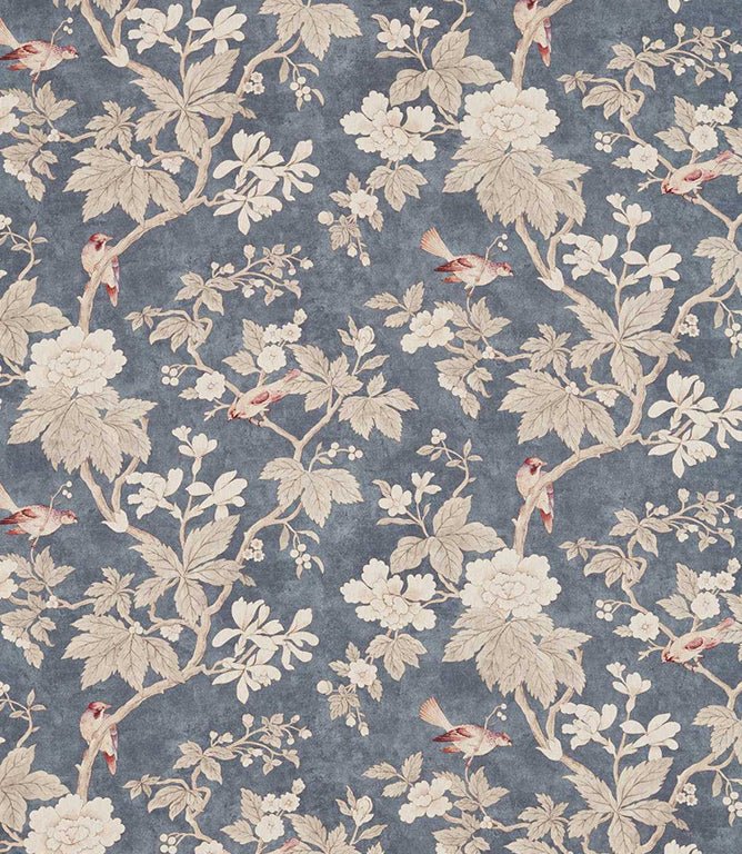 Chiswick Grove Fabric / Indigo - Just Fabrics