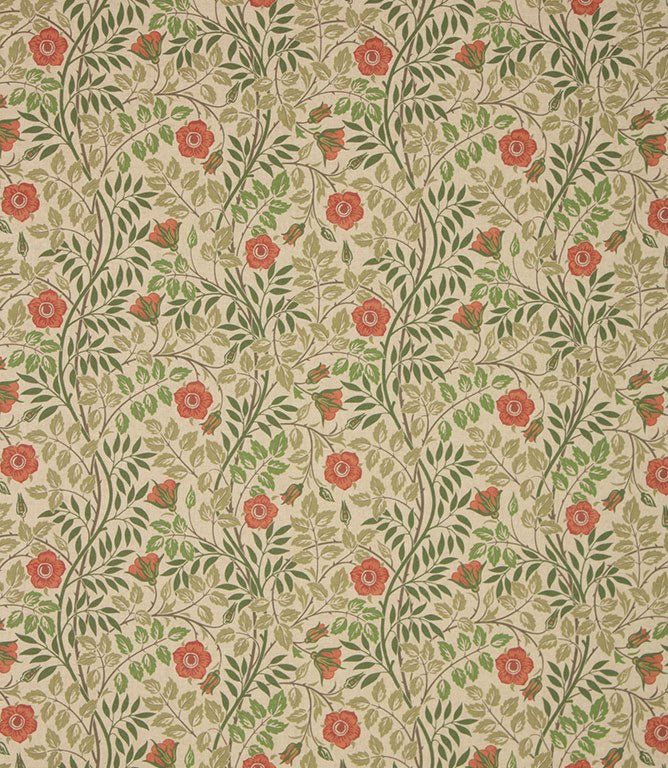 Kielder Fabric / Red / Coral - Just Fabrics