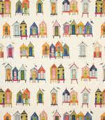 Beach Hut Fabric / Neopolitan - Just Fabrics