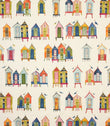Beach Hut Fabric / Neopolitan - Just Fabrics