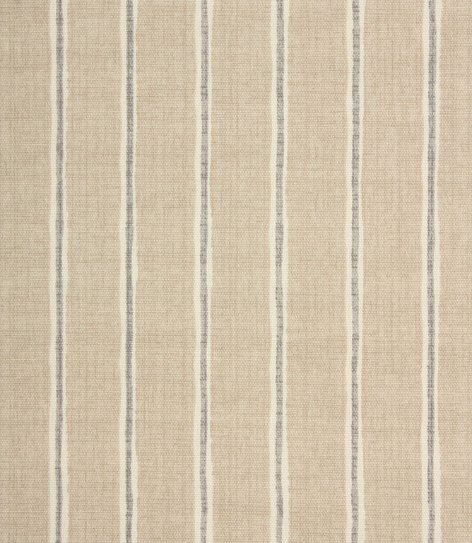 Rowing Stripe Fabric / Oatmeal - Just Fabrics