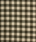 Aldsworth Check Fabric / Khaki - Just Fabrics