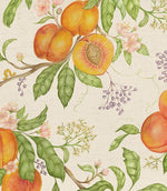 Peach Harvest Fabric / Cream - Just Fabrics