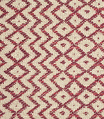 Cheslyn Fabric / Claret / Cream - Just Fabrics