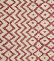 Cheslyn Fabric / Claret / Cream - Just Fabrics