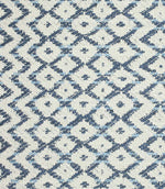Cheslyn Fabric / Indigo / Ivory - Just Fabrics